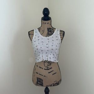 Women’s S, Urban Outfitters, Floral Crop Top
